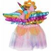 Dětský karnevalový kostým wiky Set jednorožec barevný