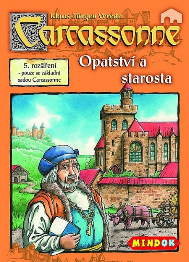 Mindok Carcassonne Opatství a starosta