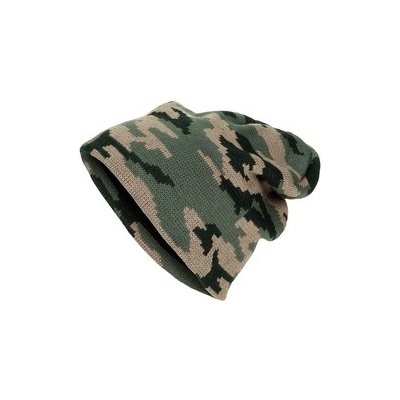 Kulich jemně pletený maskáčový woodland – Hledejceny.cz