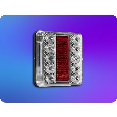 KAMAR LED ZADNÍ SVĚTLO 4 FUNKCE, 3,3W, 12V, R10, R148, R150, IP67, UCHYCENÍ ŠROUBY [L1964] – Sleviste.cz