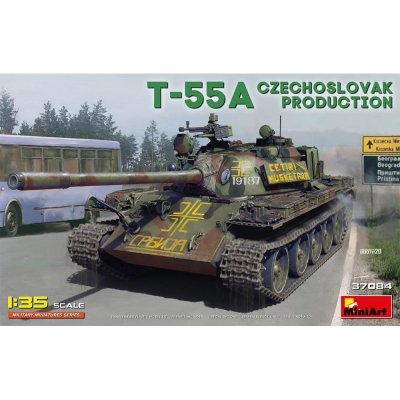 MiniArt T-55A Czechoslovak Production 4x camo 37084 1:35