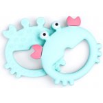 GiliGums silikon Crab Teether mátová – Zboží Dáma
