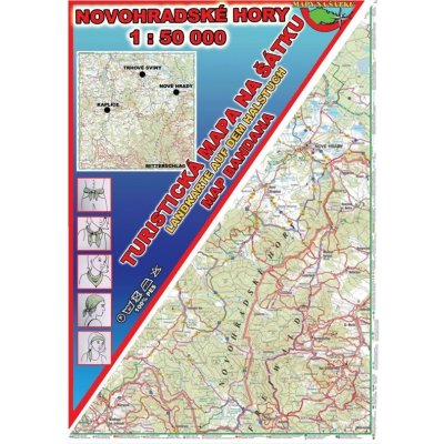 Excart Maps Novohradské hory - mapa na šátku