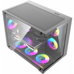 darkFlash B275 PRO black + 6 fans – Zboží Mobilmania