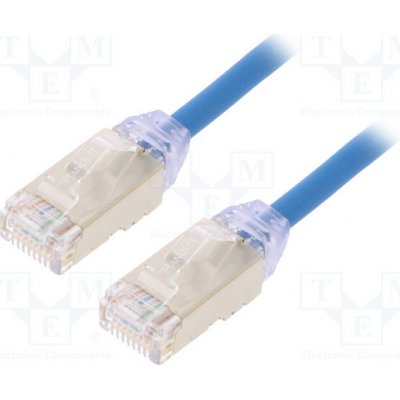 Panduit STP28X1MBU Patch, F/UTP,TX6A-28™, 6a, drát, Cu, LSZH, 1m, modrý