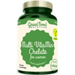 GreenFood Nutrition Multi VitaMin Chelát pro ženy 90 kapslí – Hledejceny.cz