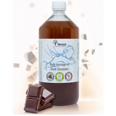 Verana masážní olej Tmavá čokoláda 1000 ml – Zboží Mobilmania