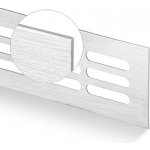 Act Větrací mřížka 1000 mm kartáčovaný eloxovaný hliník 60 mm – Zboží Mobilmania