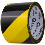 Geko Výstražná páska 100 m x 70 mm žluto-černá – Hledejceny.cz