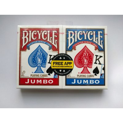 Bicycle Rider Back Jumbo Poker 2 pack – Zboží Mobilmania