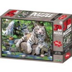 PRIME 3D PUZZLE Bílí tygři 63 ks – Zbozi.Blesk.cz