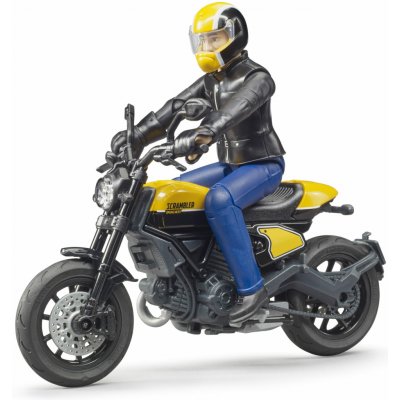 Bruder 63053 Ducati Scrambler Full Throttle s figurkou motorkáře – Sleviste.cz