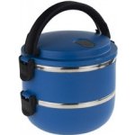 APT Termo jídlonosič se sklopnými uchy 2x 0,7l modrý – Zboží Dáma