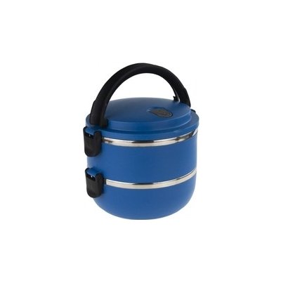 APT Termo jídlonosič se sklopnými uchy 2x 0,7l modrý – Zboží Dáma