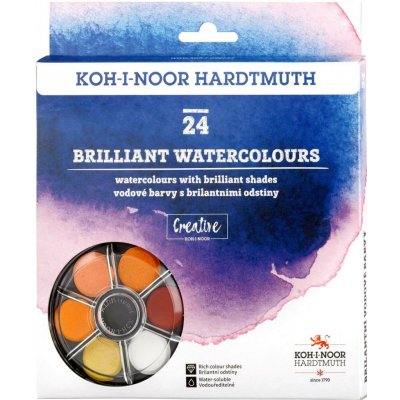 Koh-I-Noor brilantní 174507 kulaté 24 barev – Sleviste.cz