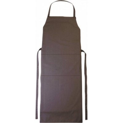 CG Workwear Velká pracovní zástěra Verona 110x75cm hnědá taupe CGW130 – Hledejceny.cz