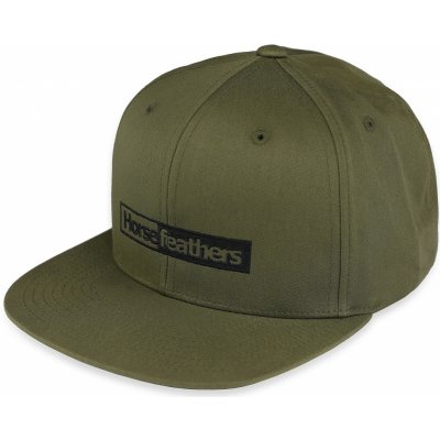 Horsefeathers Brook olive snapback zelená 100% bavlna