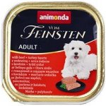 Animonda Vom Feinsten Classic Adult Dog hovězí a krůtí srdce 150 g – Zbozi.Blesk.cz