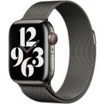 Apple Watch 41mm Grafitově šedý milánský tah MTJM3ZM/A – Zboží Živě