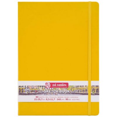 Talens Art Creation Sketch Book skicák ve žluté tvrdé vazbě 21x30cm 80 listů 140 g – Zboží Dáma