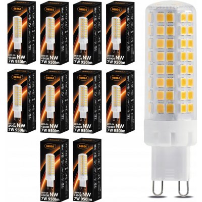 BERGE LED žárovka G9 - 7W - 790Lm - PVC - neutrální bílá MZ0353 – Hledejceny.cz