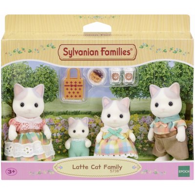 Sylvanian Families 5738 Latte Cat Family – Zboží Mobilmania
