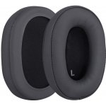 eses náušníky pro sluchátka Audio Technica ATHSR9 DSR9BT DSR7BT tmavě šedé kožené – Zboží Živě