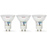 Nedis LED žárovka PAR16 GU10 4.5W 345lm 2700K, sada 3 ks LBGU10P163 – Hledejceny.cz