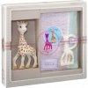 Hračka pro nejmenší Vulli dárková sada žirafa Sophie & pouzdro na zápisky & kousátko v barvě Ivory