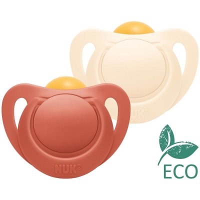 Nuk for Nature dudlík latex box červená 2 ks – Zboží Dáma