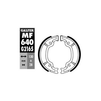 Brzdové čelisti - pakny GALFER MF640G2165 – Zboží Mobilmania