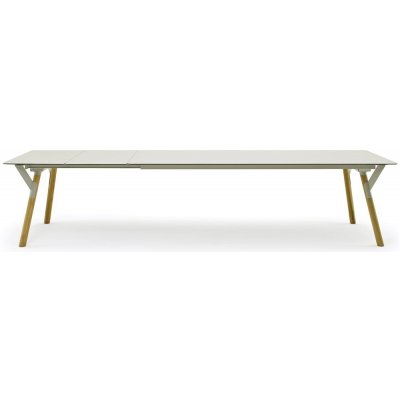 Varaschin rozkládací Link obdélníkový 200-255-310x100x72 cm rám kov nohy teak deska HPL kat. B – Hledejceny.cz