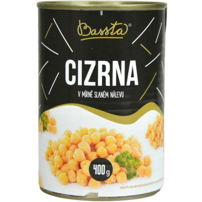 Bassta Cizrna v mírně slaném nálevu 400 g – Zboží Dáma
