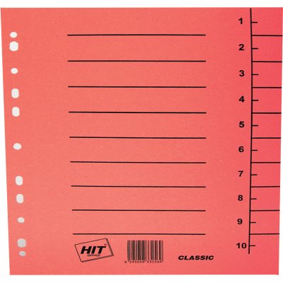 Rozdružovač A4, odstřihávací, 10ks, červený – Zboží Živě