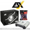 Subwoofer do auta ESX Audio XE250 + SE260 + Rockford Fosgate RX10KIT