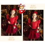 Lily Grey se třpytkami červená – Zboží Dáma