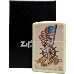 Zippo creme color "Pin Up Nautical with Flag – Hledejceny.cz