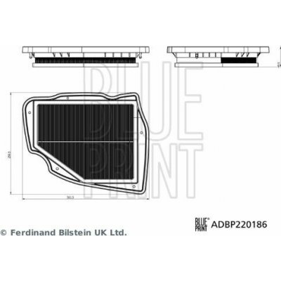 Vzduchový filtr BLUE PRINT ADBP220186 – Hledejceny.cz