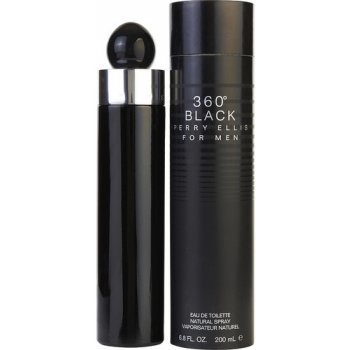 Perry Ellis 360 Black toaletní voda pánská 200 ml