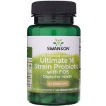 Swanson Probiotikum Dr. Stephen Langer's Ultimate 16 kmenů z FOS 60 kapslí – Zboží Dáma