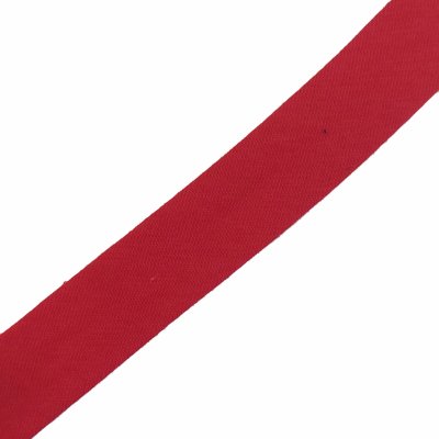 Šikmý proužek bavlněný elastický zažehlený - šíře 20mm - červený – Zboží Mobilmania