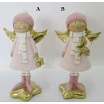 Harasim Anděl růžový Angie 14x7x5 cm – Hledejceny.cz