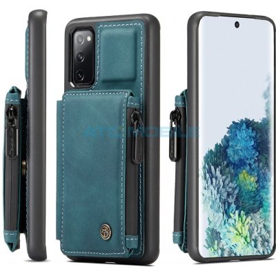 Pouzdro CaseMe Samsung Galaxy S20 FE SM-G780, SM-G781 s peněženkou modré