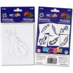 Papírové šablony sada G Zelenina – Zboží Mobilmania