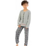 Dětské pyžamo 1F0725 šedé