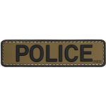 Nášivka POLICIE green velcro 3D PVC – Sleviste.cz