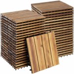 Linder Exclusiv terasové dlaždice 30 x 30 cm akácie 11 ks – HobbyKompas.cz