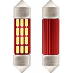 LED AMIO CANBUS 12SMD 4014 Festoon 39mm Bílá 12V / 24V, sada 2 ks, vyšší kvalita. | Zboží Auto