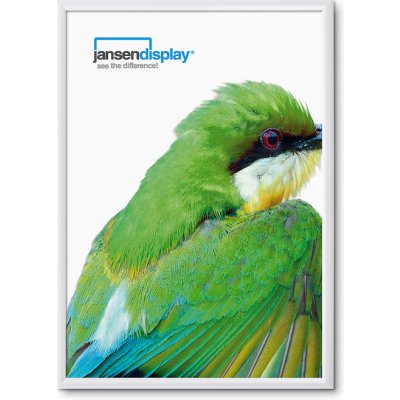 Jansen Display Klaprám A1 ostrý roh profil 25mm RAL 9003 bílá, 625 x 872 mm – Zboží Živě