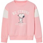 Dívčí mikina Peanuts růžová – Zboží Dáma
